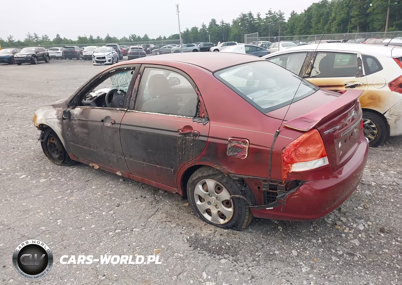 2007 Kia Spectra Ex VIN:KNAFE122875433222 - 3