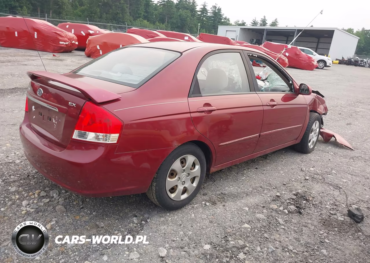 2007 Kia Spectra Ex VIN:KNAFE122875433222 - 4