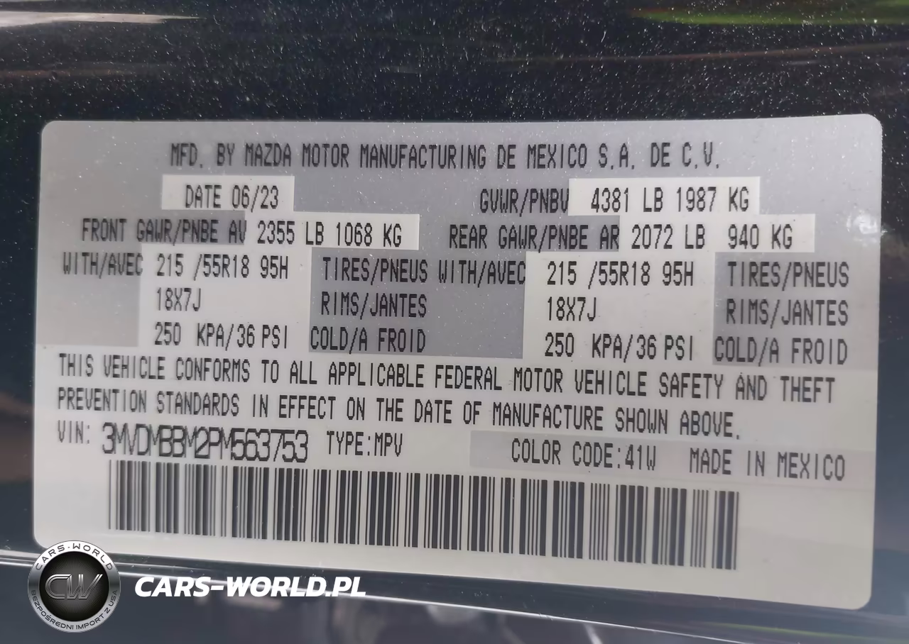 2023 Mazda Cx-30 2.5 S Select VIN:3MVDMBBM2PM563753 - 9