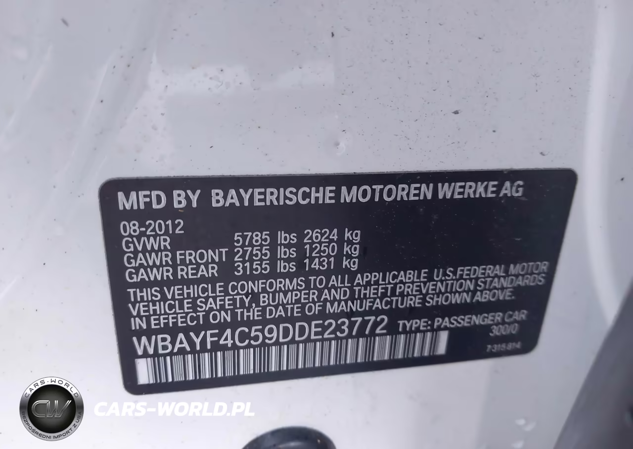 2013 BMW 740Li xDrive VIN:WBAYF4C59DDE23772 - 9