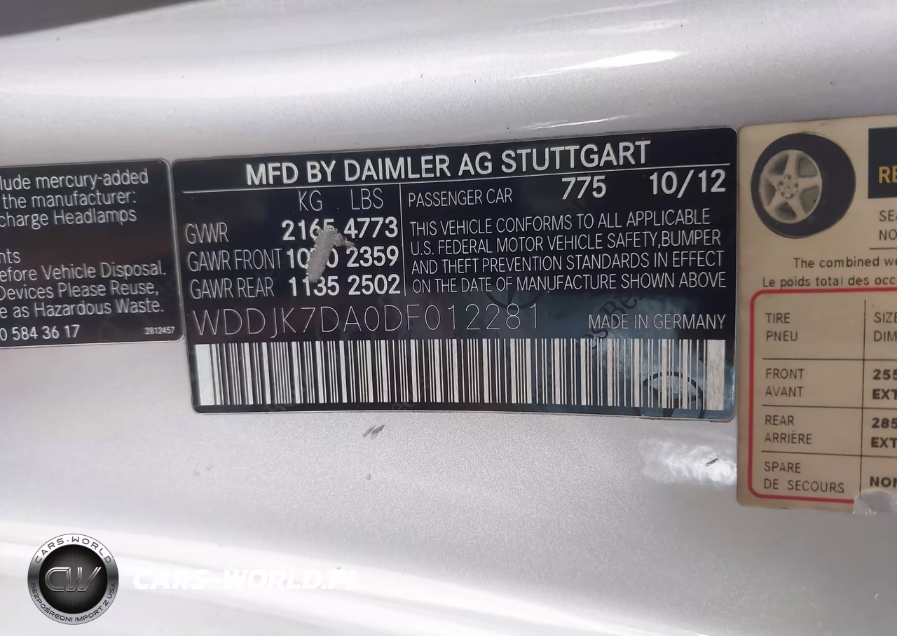 2013 Mercedes-Benz Sl 550 VIN:WDDJK7DA0DF012281 - 9