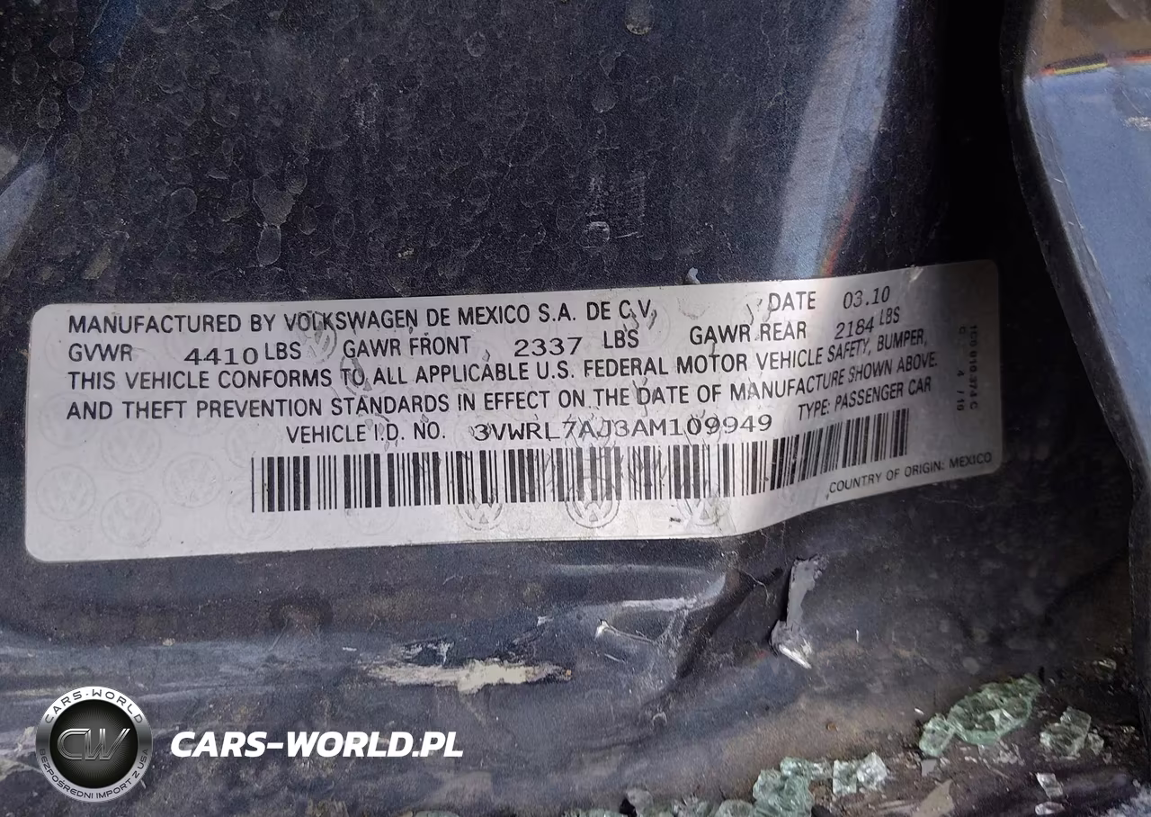 2010 Volkswagen Jetta Tdi VIN:3VWRL7AJ3AM109949 - 9