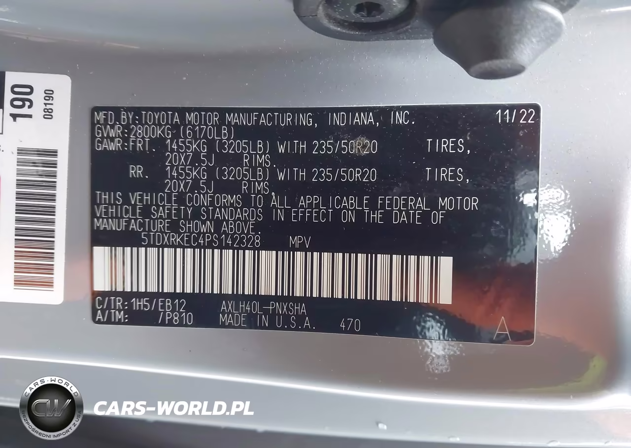 2023 Toyota Sienna Xse VIN:5TDXRKEC4PS142328 - 9