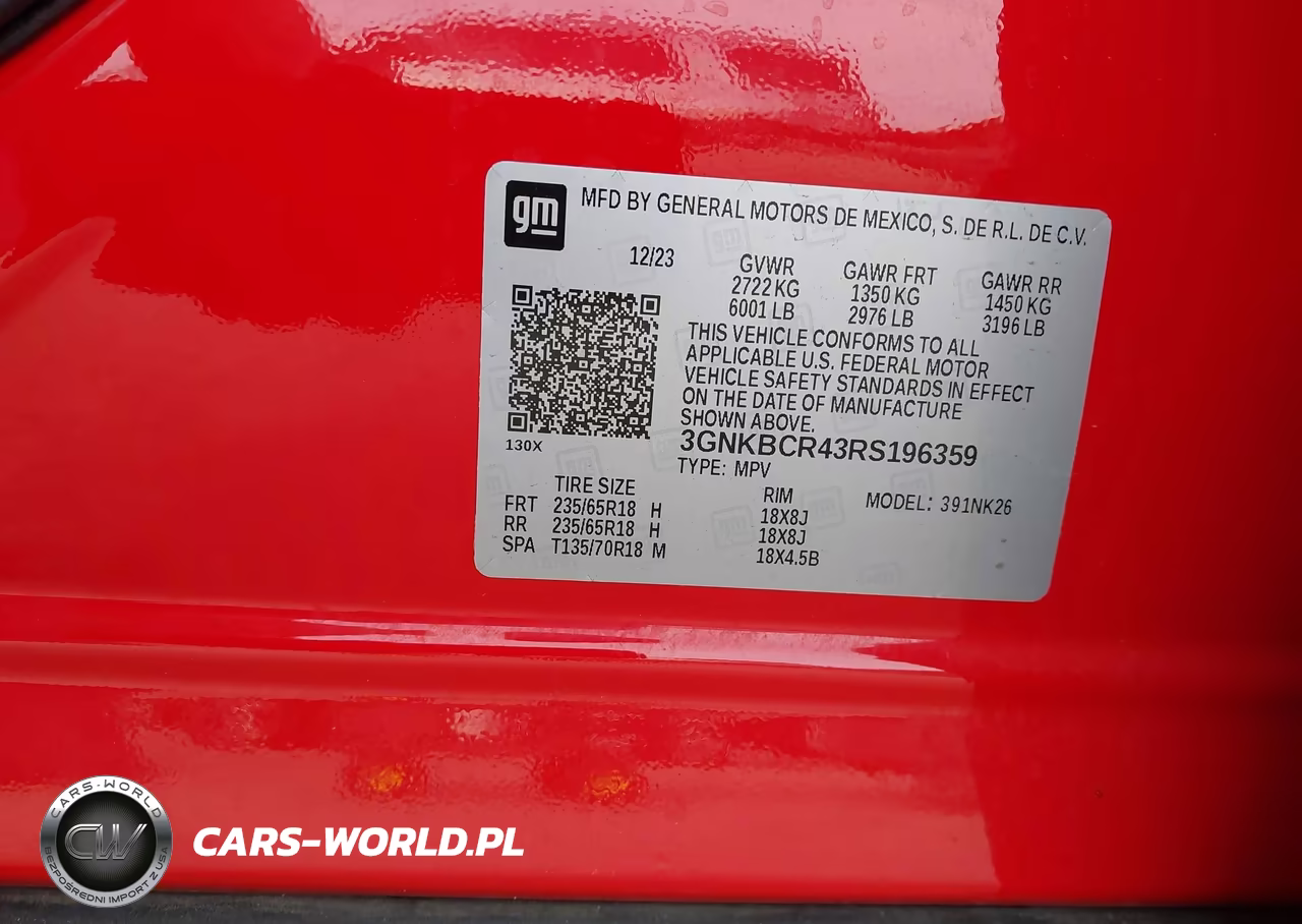 2024 Chevrolet Blazer Fwd 2Lt VIN:3GNKBCR43RS196359 - 9