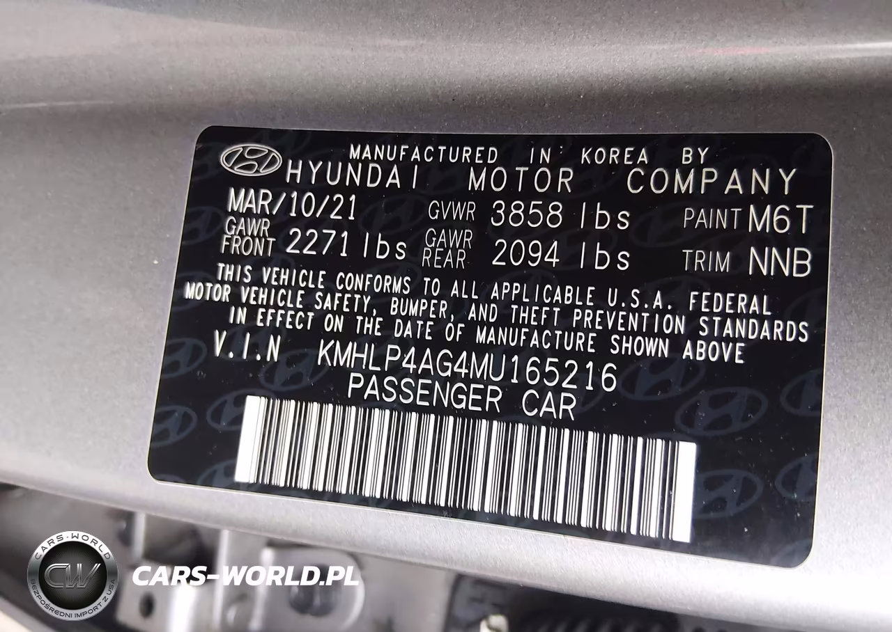 2021 Hyundai Elantra Limited VIN:KMHLP4AG4MU165216 - 9