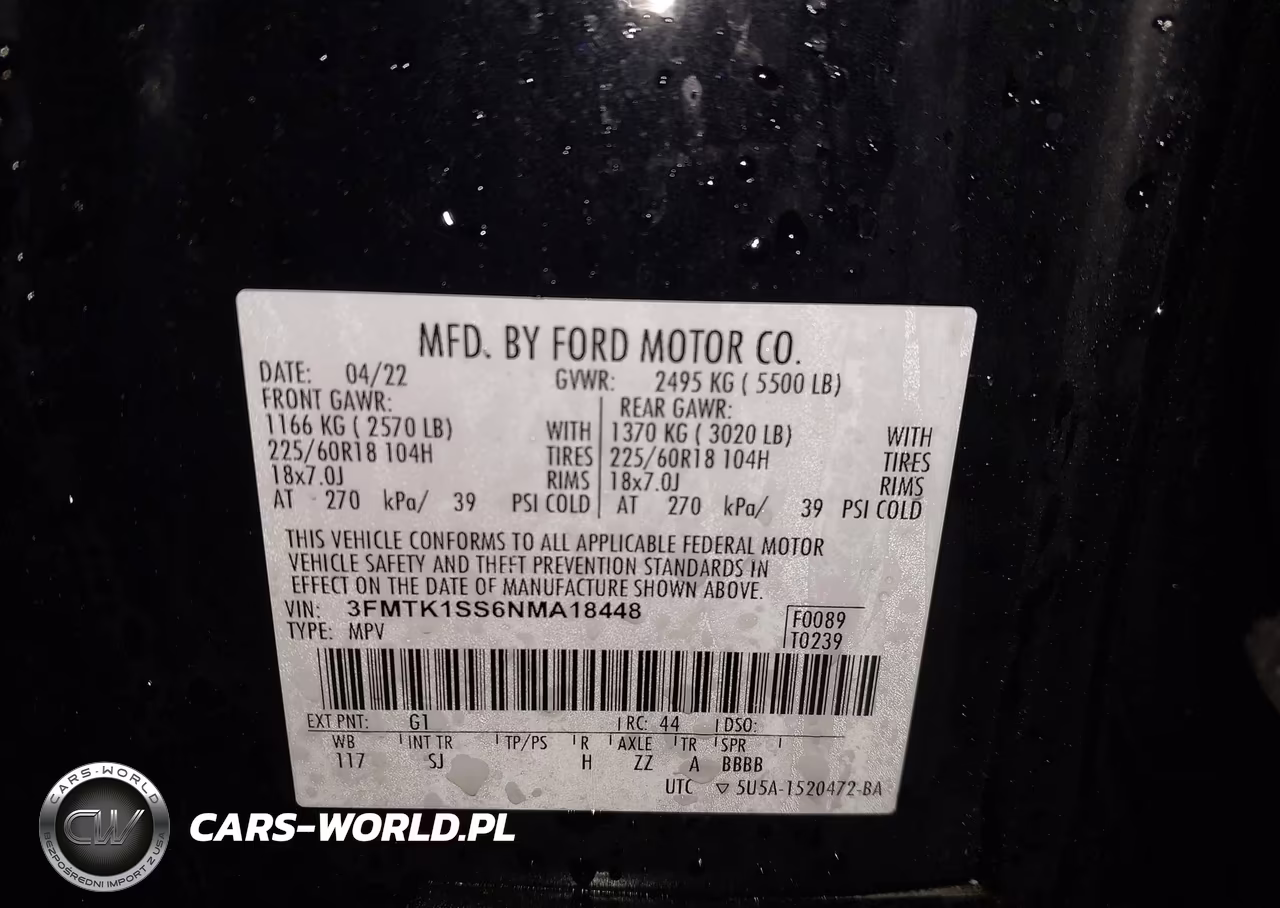 2022 Ford Mustang Mach-E Select VIN:3FMTK1SS6NMA18448 - 9