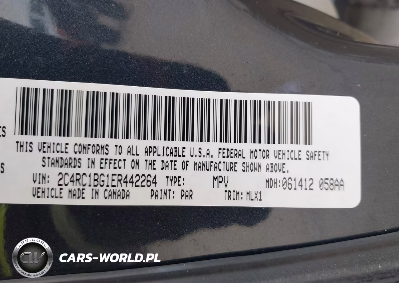 2014 Chrysler Town & Country Touring VIN:2C4RC1BG1ER442264 - 9