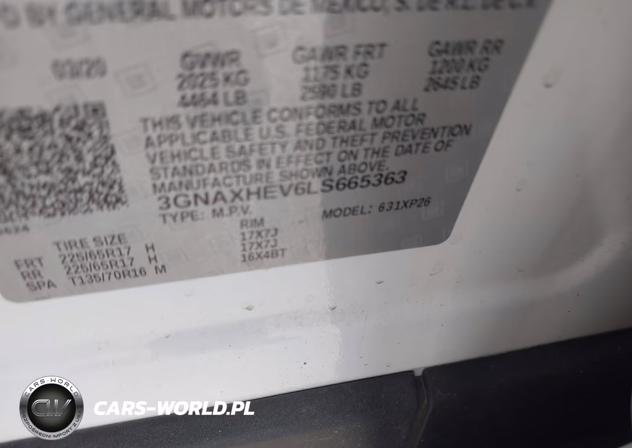 2020 Chevrolet Equinox Fwd Ls VIN:3GNAXHEV6LS665363 - 9