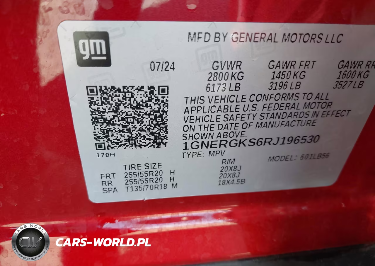 2024 Chevrolet Traverse Fwd Lt VIN:1GNERGKS6RJ196530 - 9