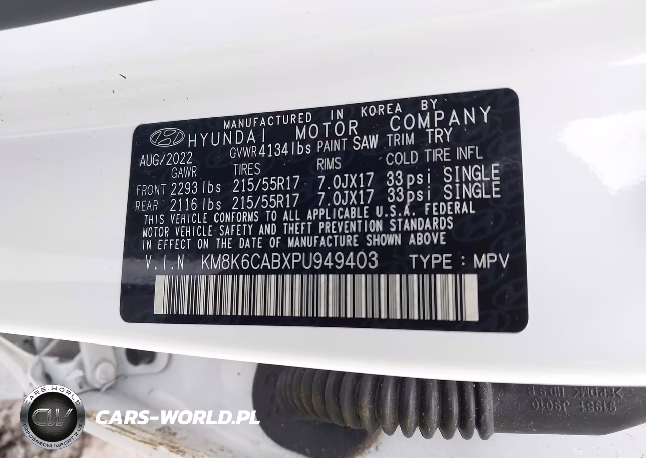 2023 Hyundai Kona Sel VIN:KM8K6CABXPU949403 - 9
