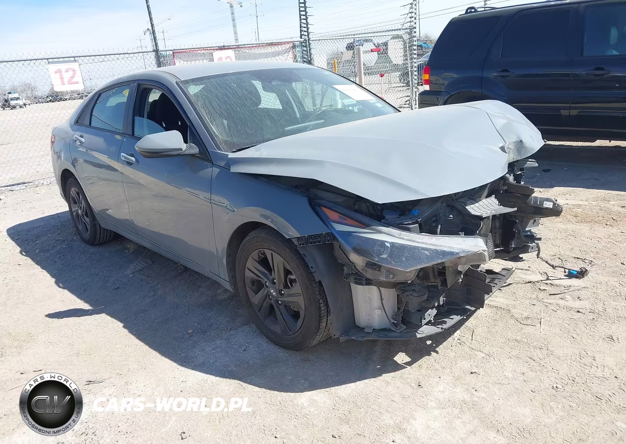 2021 Hyundai Elantra Hybrid Blue