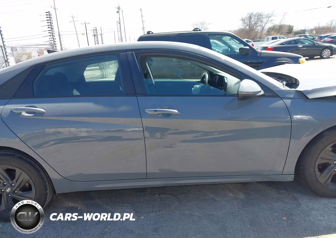 2021 Hyundai Elantra Hybrid Blue VIN:KMHLM4AJ7MU010678 - 14