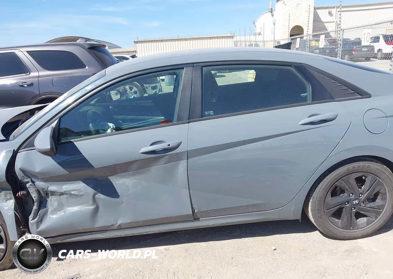 2021 Hyundai Elantra Hybrid Blue VIN:KMHLM4AJ7MU010678 - 15