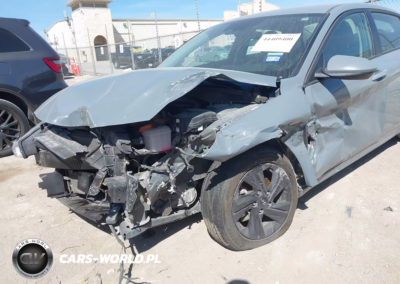 2021 Hyundai Elantra Hybrid Blue VIN:KMHLM4AJ7MU010678 - 6