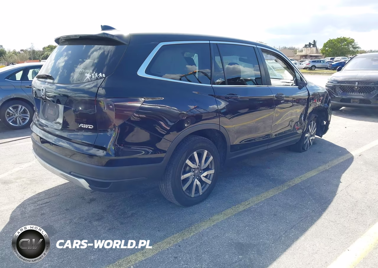 2020 Honda Pilot Ex-L VIN:5FNYF6H52LB069976 - 4