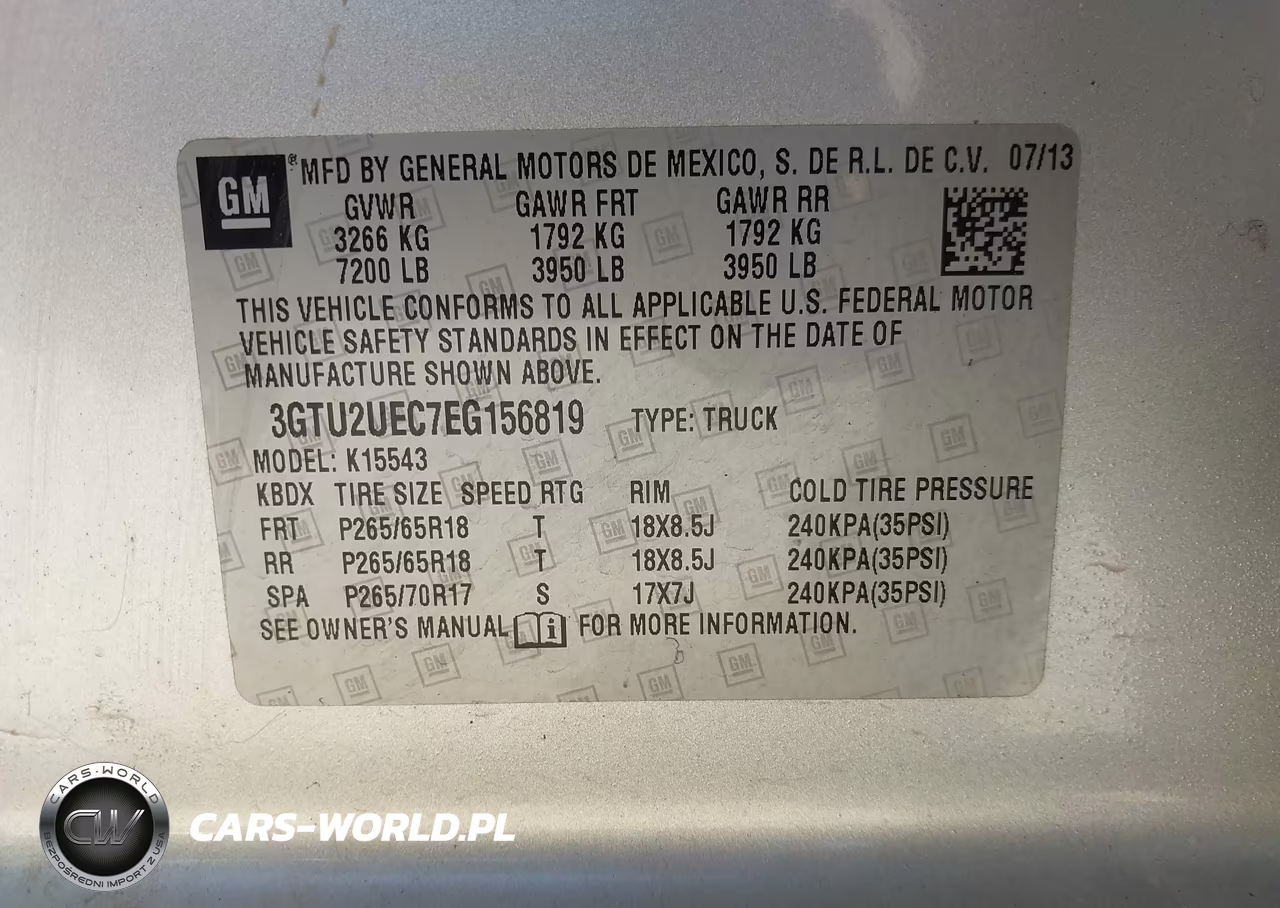 2014 GMC Sierra 1500 Sle VIN:3GTU2UEC7EG156819 - 9