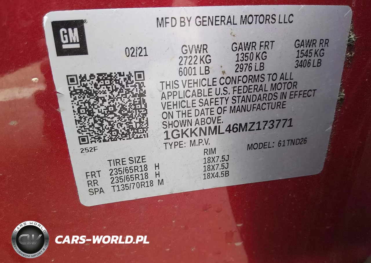 2021 GMC Acadia Fwd Slt VIN:1GKKNML46MZ173771 - 9