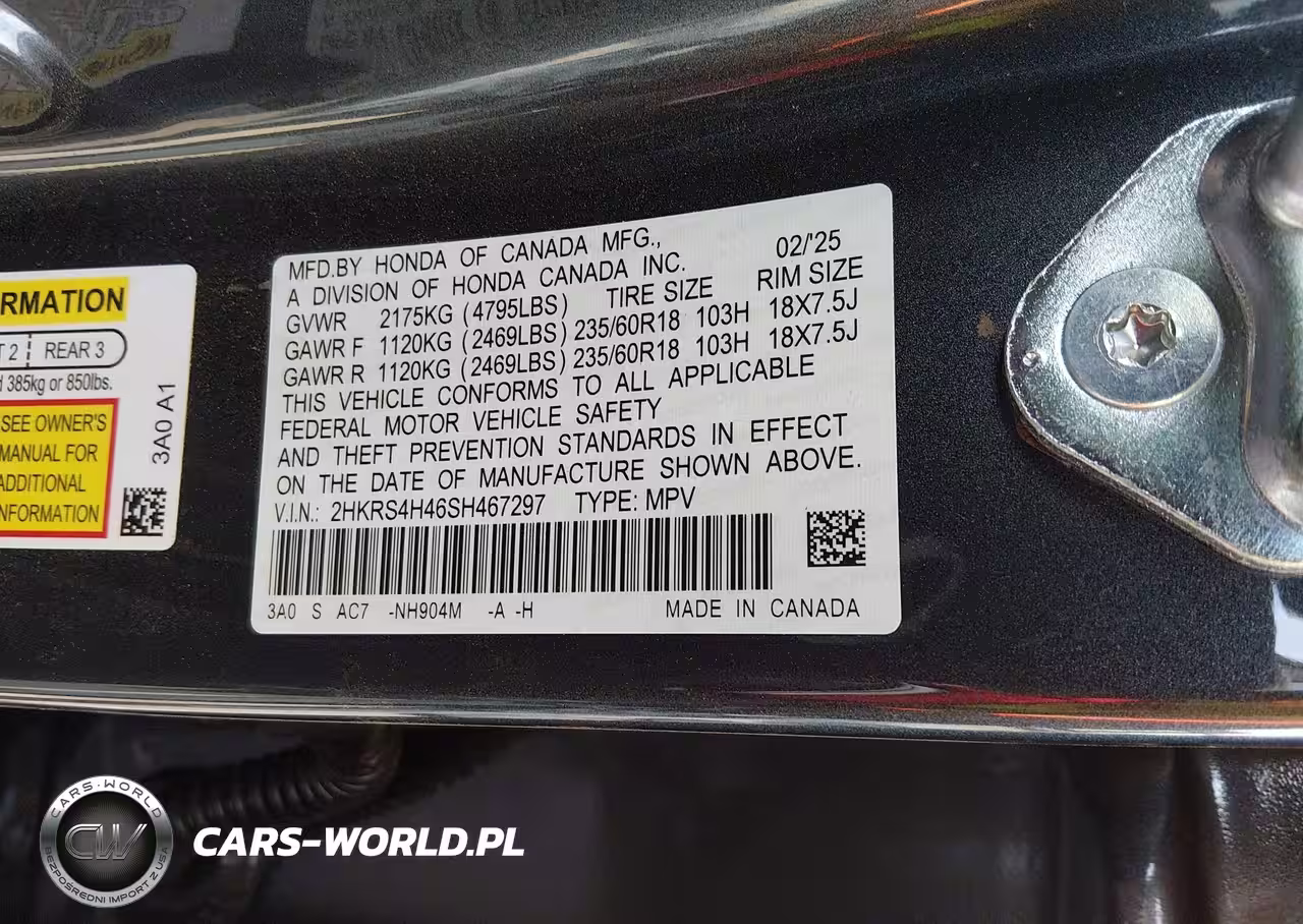2025 Honda Cr-V Ex Awd VIN:2HKRS4H46SH467297 - 9