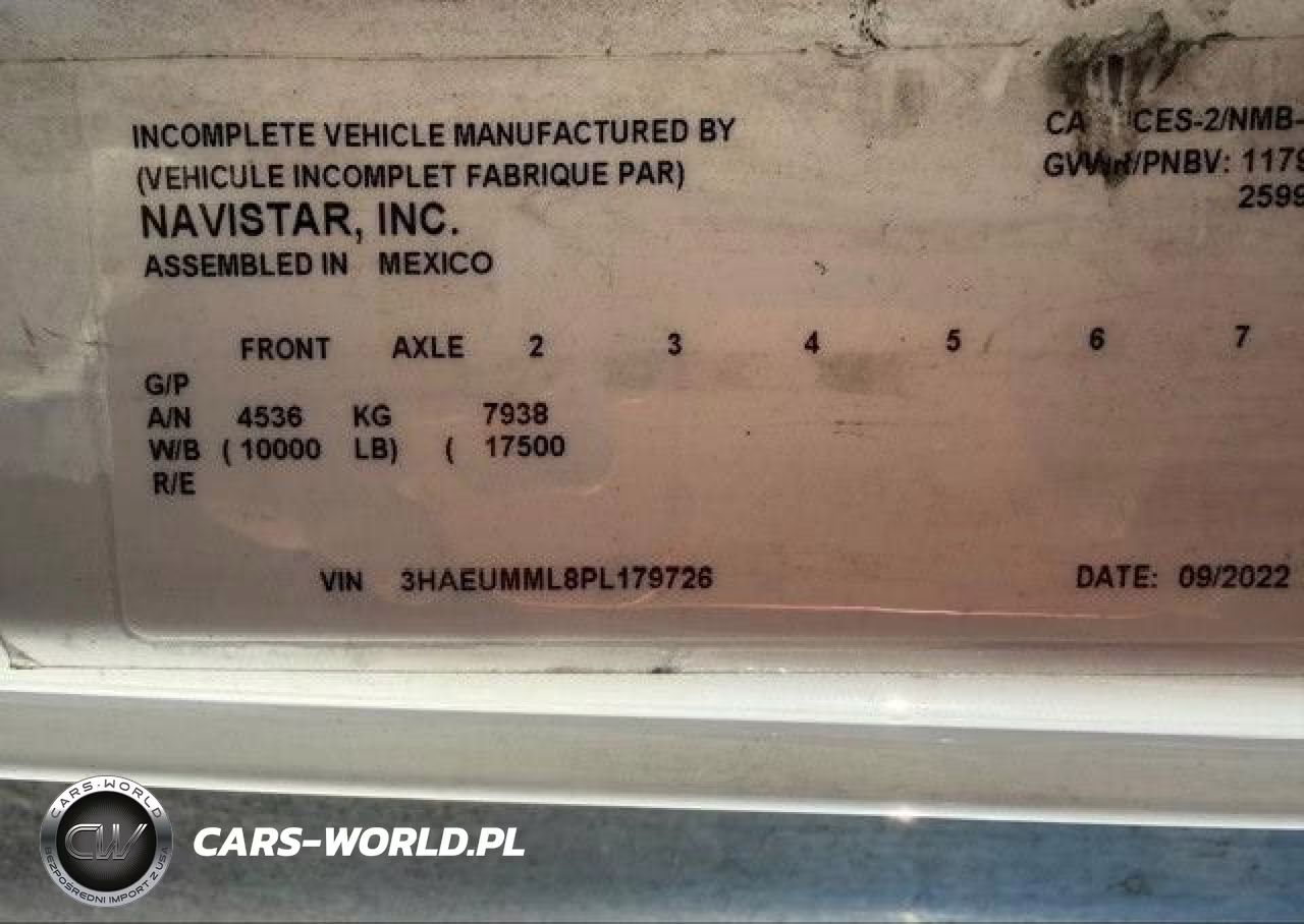 2023 International Mv VIN:3HAEUMML8PL179726 - 8