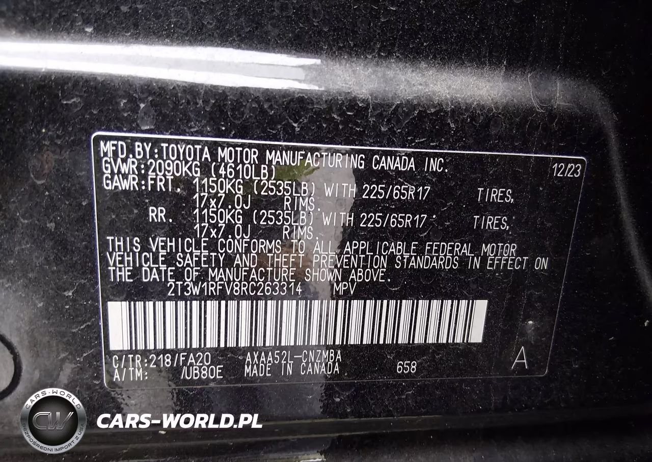 2024 Toyota Rav4 Xle VIN:2T3W1RFV8RC263314 - 9