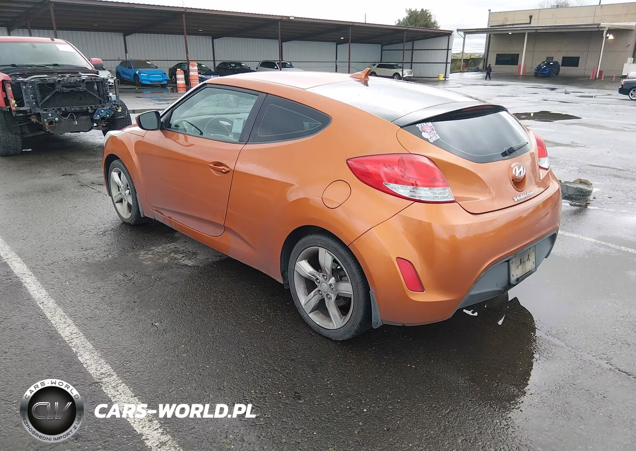 2013 Hyundai Veloster Base W-Black VIN:KMHTC6AD1DU168068 - 3