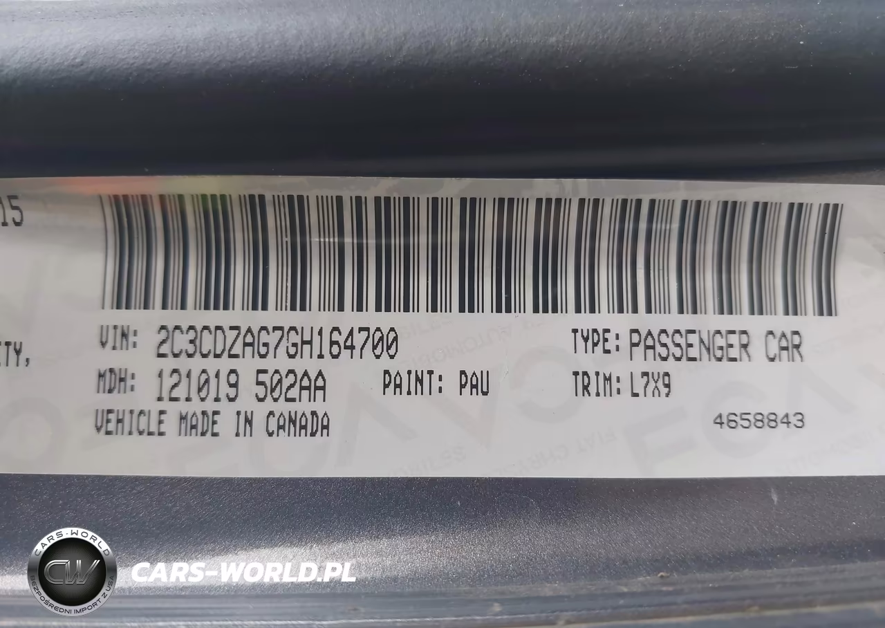 2016 Dodge Challenger Sxt VIN:2C3CDZAG7GH164700 - 9