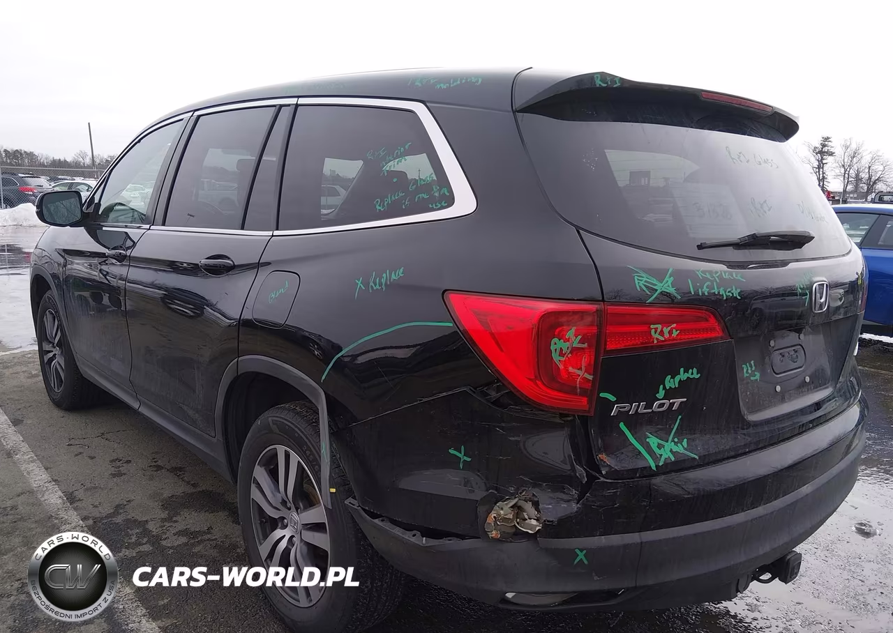 2017 Honda Pilot Ex-L VIN:5FNYF6H52HB011762 - 3