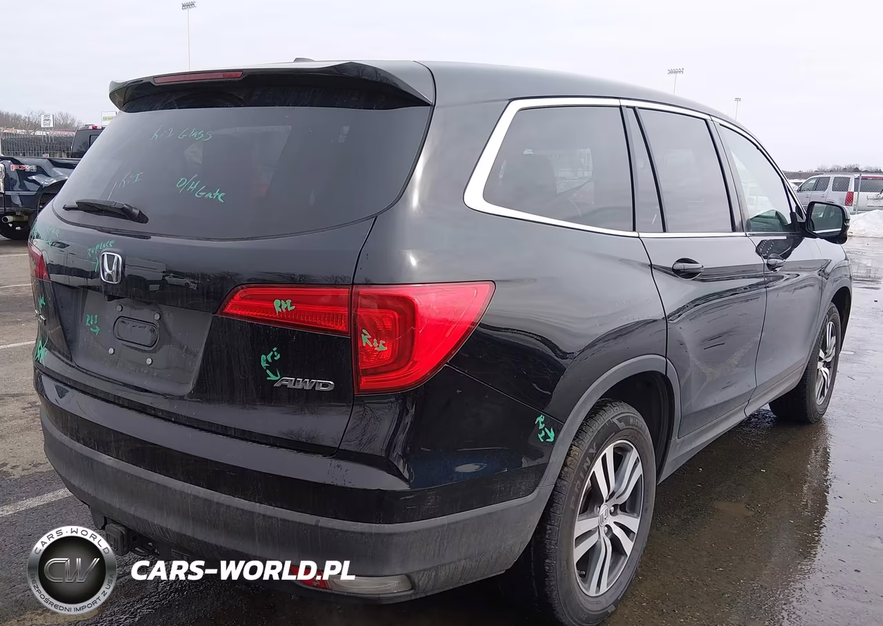 2017 Honda Pilot Ex-L VIN:5FNYF6H52HB011762 - 4