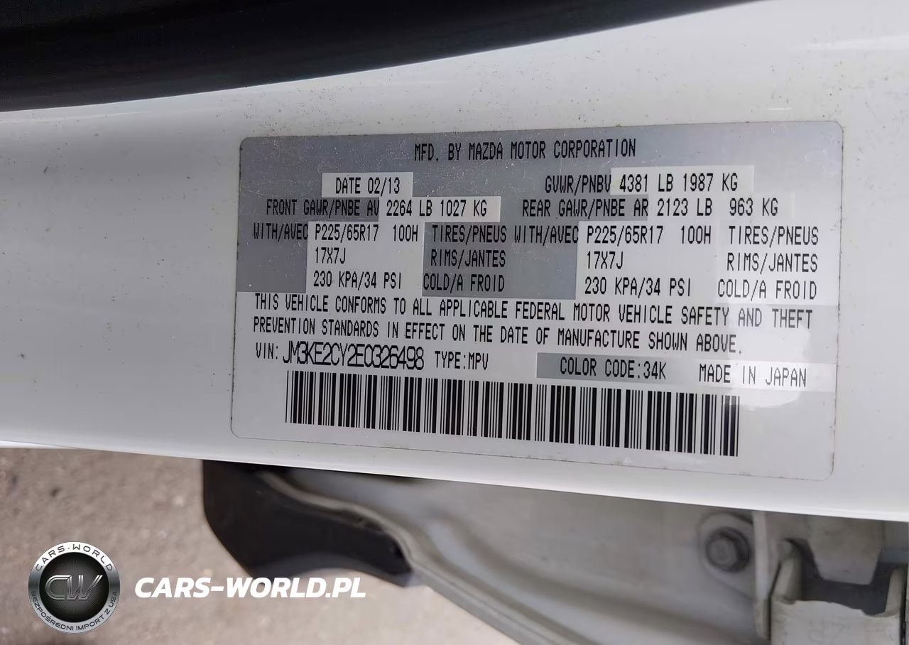 2014 Mazda Cx-5 Touring VIN:JM3KE2CY2E0326498 - 9
