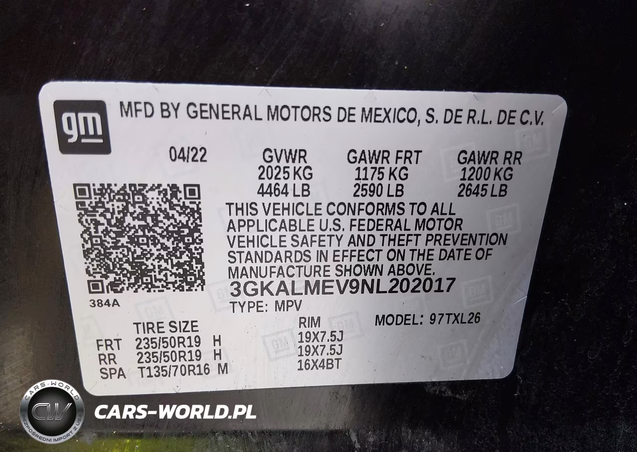 2022 GMC Terrain Fwd Sle VIN:3GKALMEV9NL202017 - 9