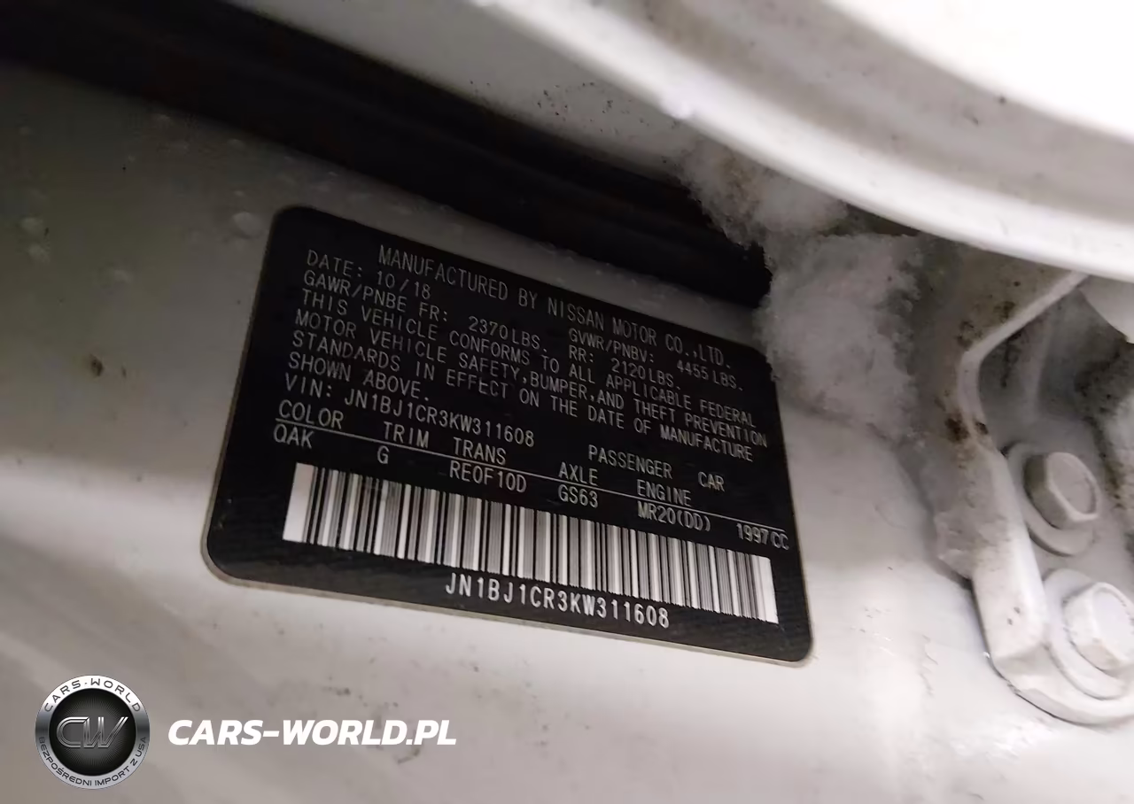 2019 Nissan Rogue Sport S VIN:JN1BJ1CR3KW311608 - 9