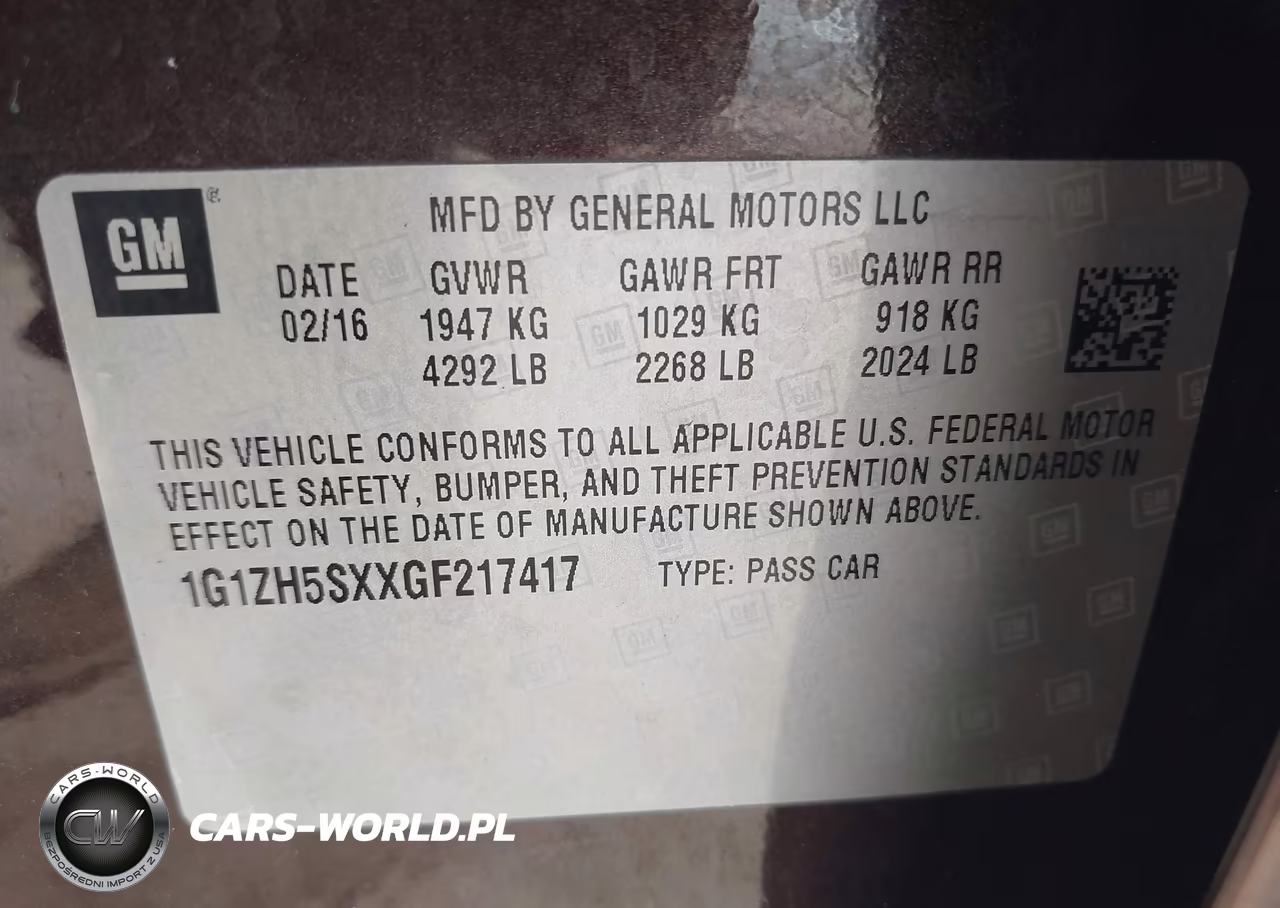 2016 Chevrolet Malibu Premier VIN:1G1ZH5SXXGF217417 - 9