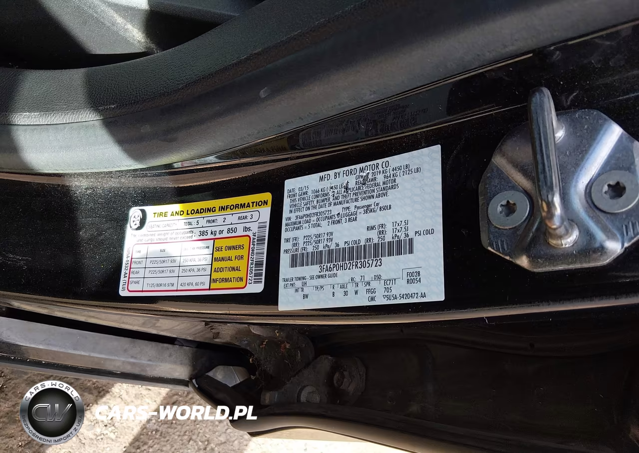 2015 Ford Fusion Se VIN:3FA6P0HD2FR305723 - 9