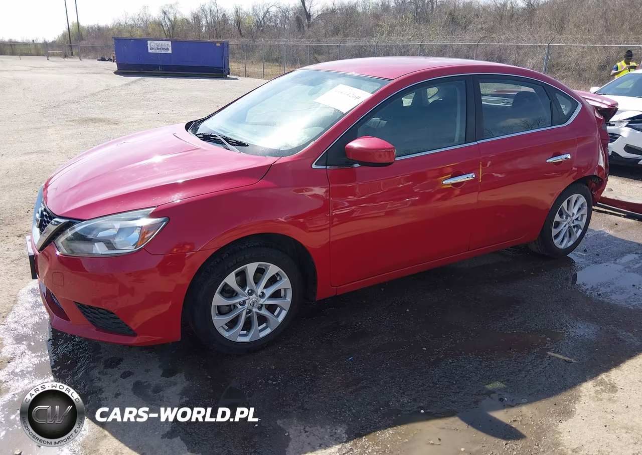 2018 Nissan Sentra Sv VIN:3N1AB7APXJL606562 - 2