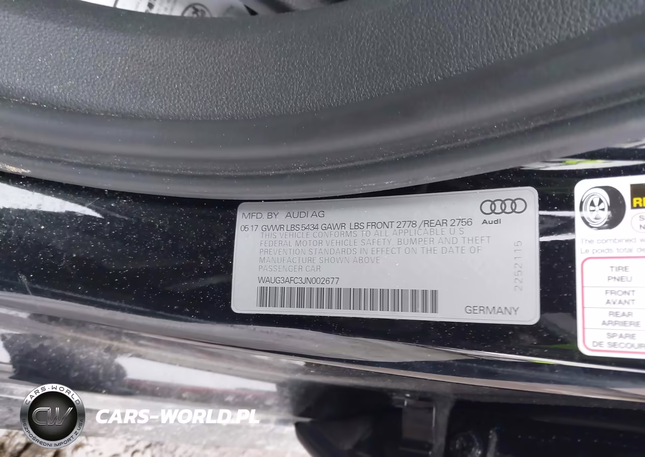 2018 Audi A6 3.0T Premium VIN:WAUG3AFC3JN002677 - 9