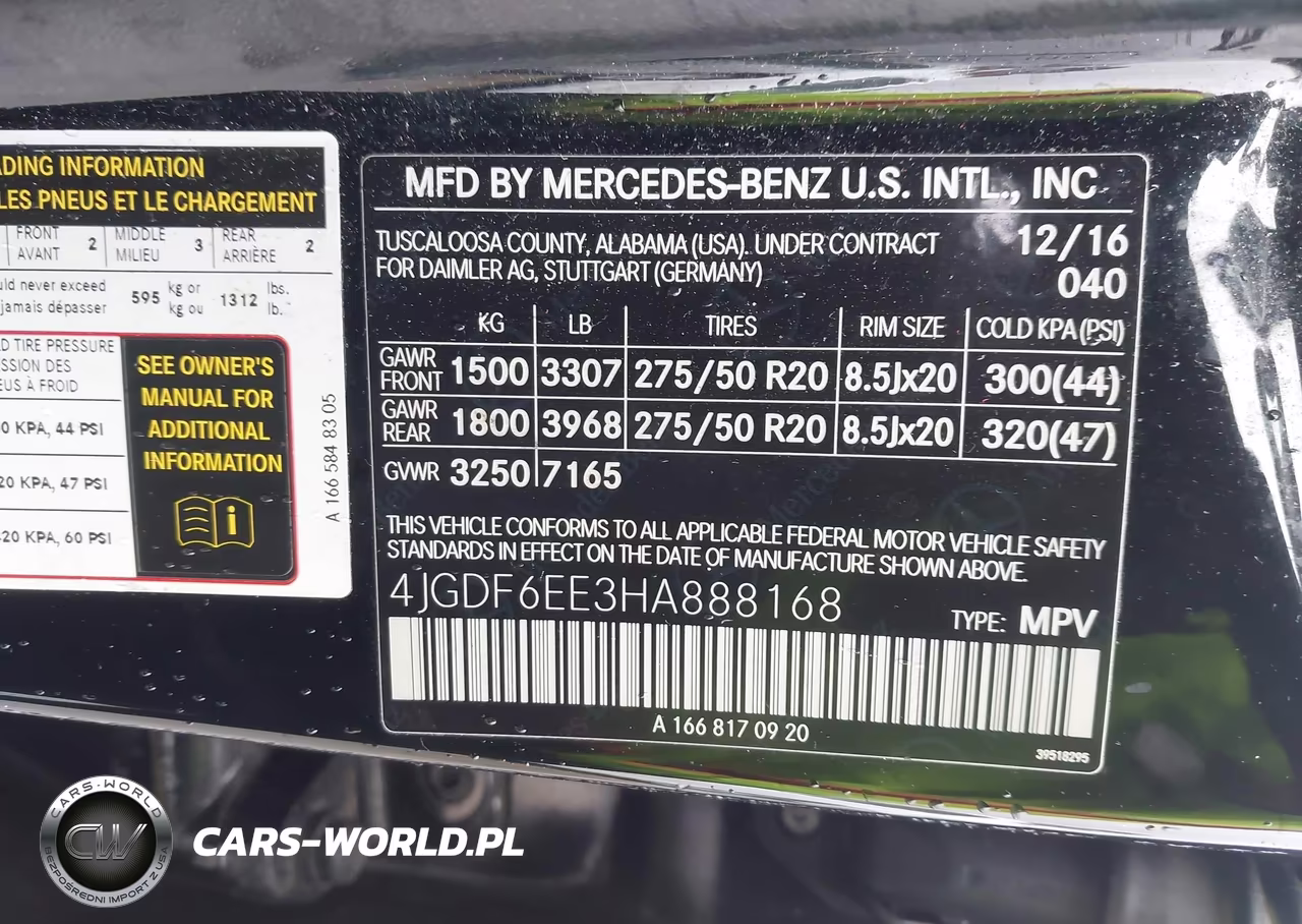 2017 Mercedes-Benz Gls 450 4Matic VIN:4JGDF6EE3HA888168 - 9