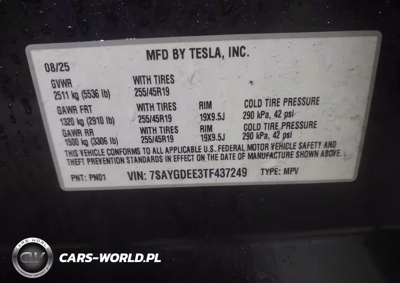 2026 Tesla Model Y Long Range Launch Series-Premium All-Wheel Drive VIN:7SAYGDEE3TF437249 - 9