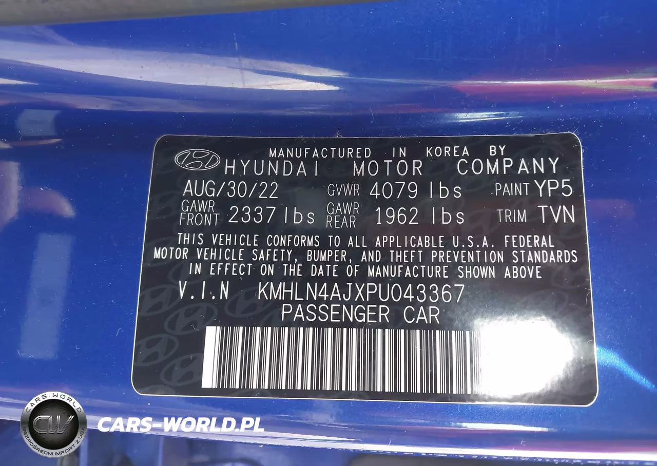 2023 Hyundai Elantra Hybrid Limited VIN:KMHLN4AJXPU043367 - 9