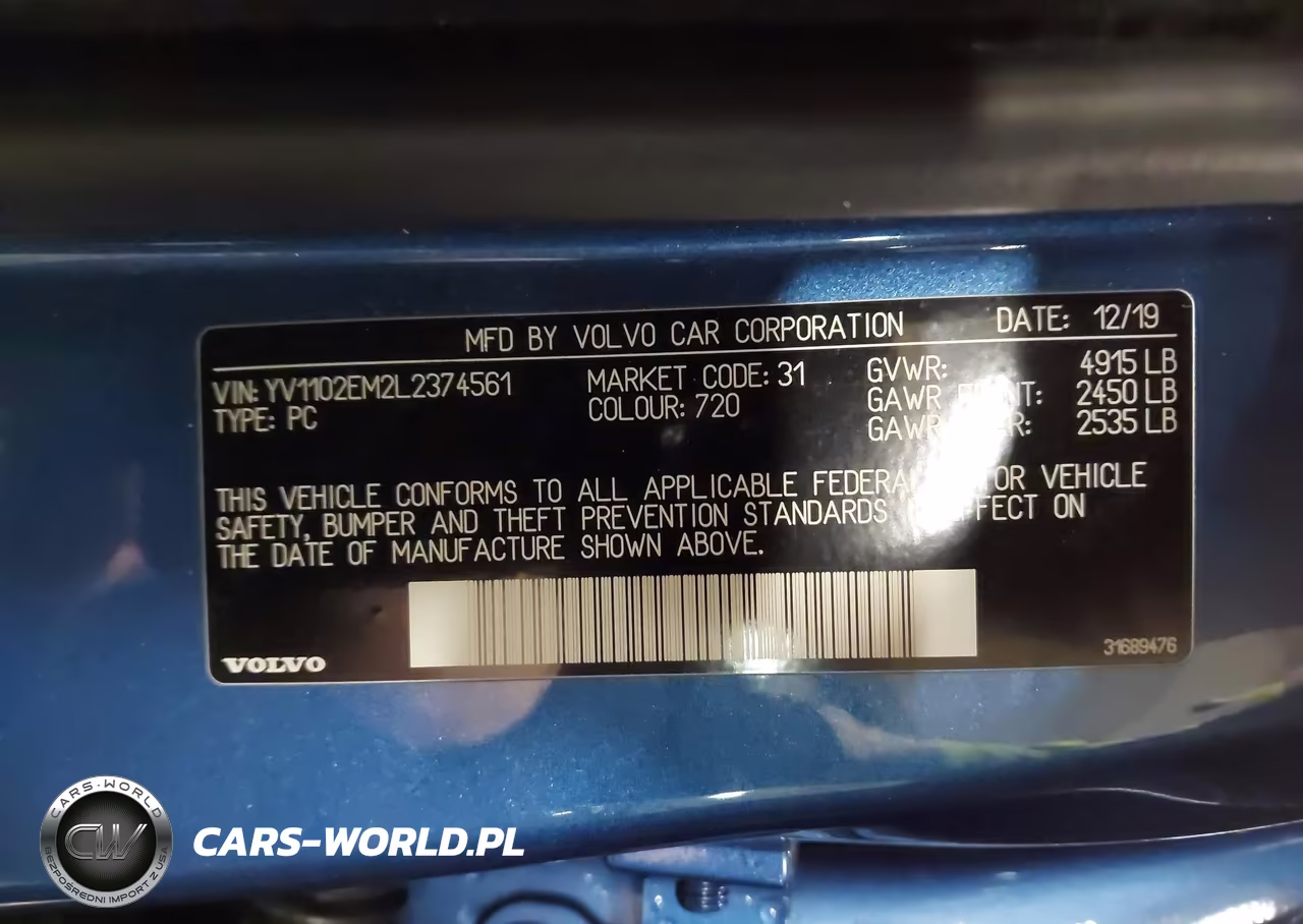 2020 Volvo V60 T5 R-Design VIN:YV1102EM2L2374561 - 9