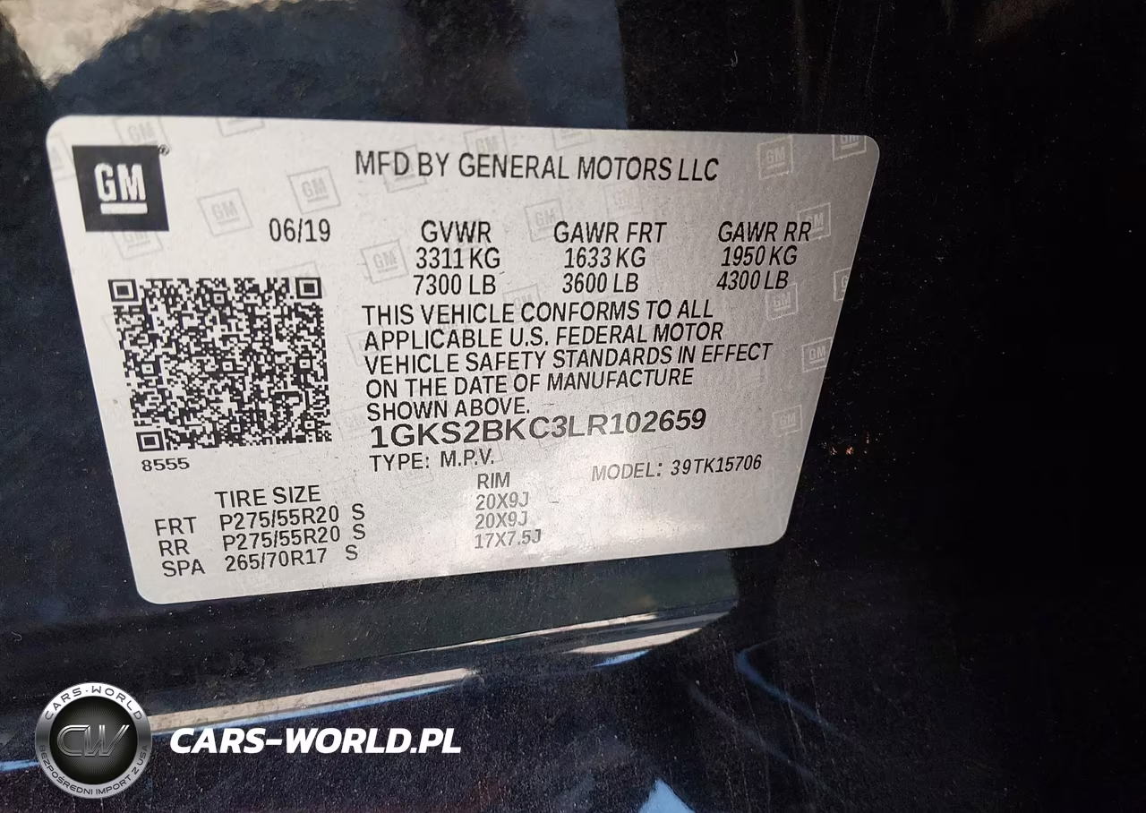 2020 GMC Yukon 4Wd Slt VIN:1GKS2BKC3LR102659 - 9