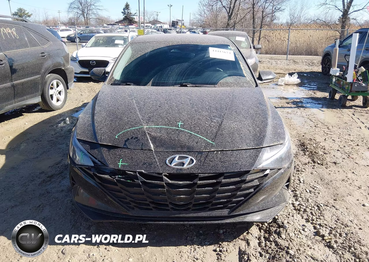 2021 Hyundai Elantra Sel VIN:KMHLM4AG2MU141053 - 12