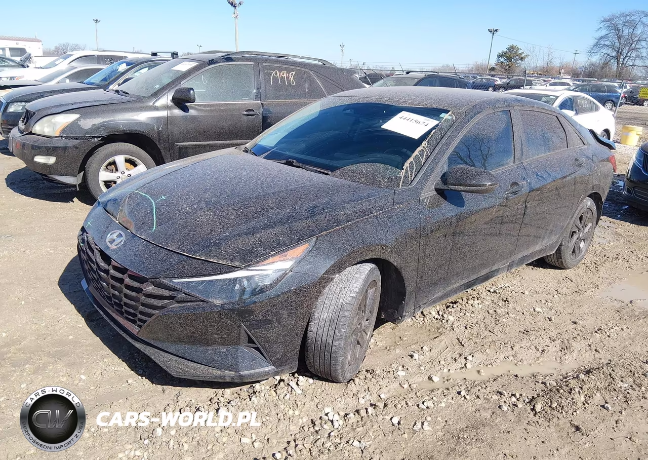 2021 Hyundai Elantra Sel VIN:KMHLM4AG2MU141053 - 2