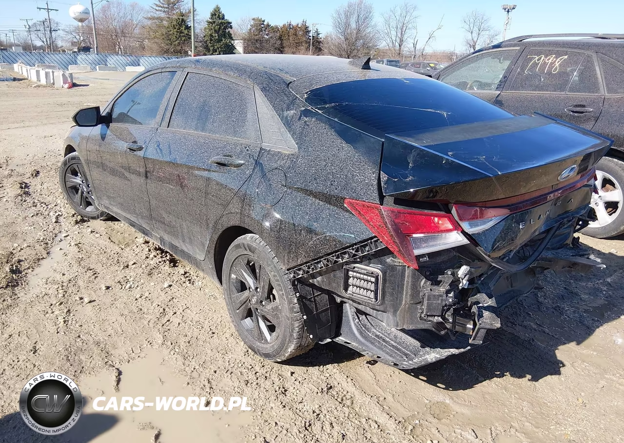 2021 Hyundai Elantra Sel VIN:KMHLM4AG2MU141053 - 3