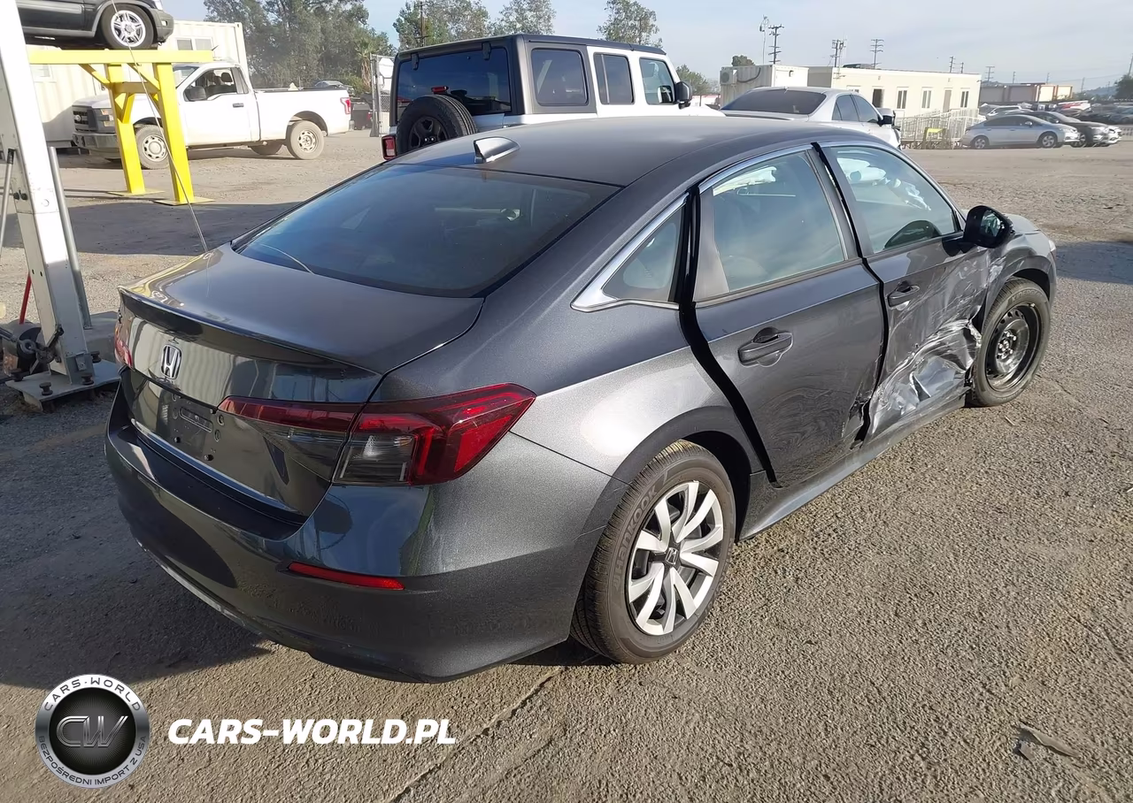 2026 Honda Civic Lx VIN:2HGFE2F21TH520001 - 4