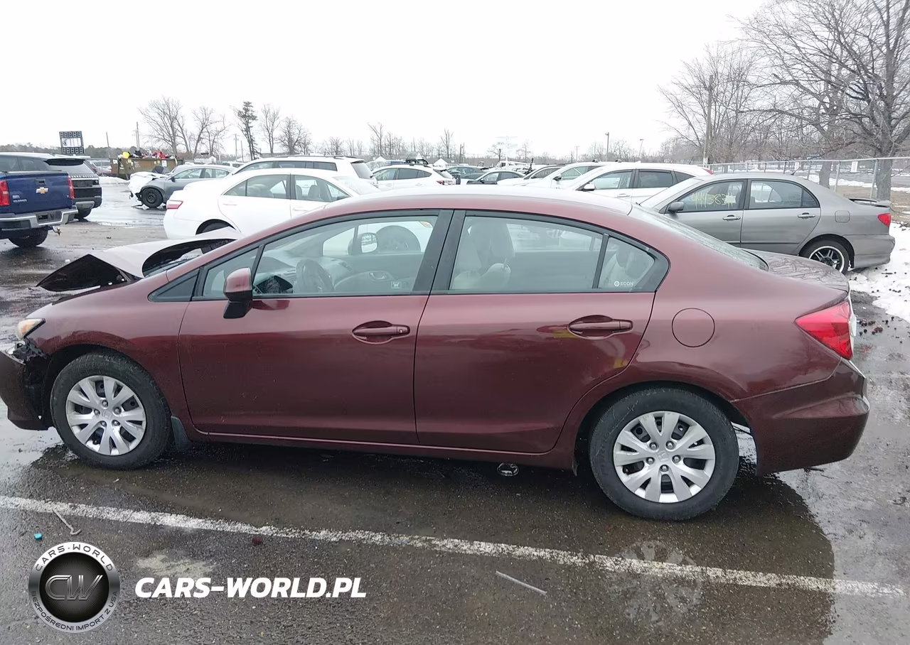 2012 Honda Civic Lx VIN:19XFB2F54CE357325 - 13