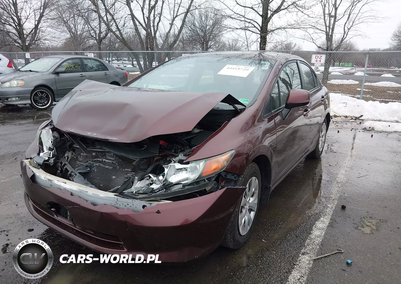 2012 Honda Civic Lx VIN:19XFB2F54CE357325 - 2