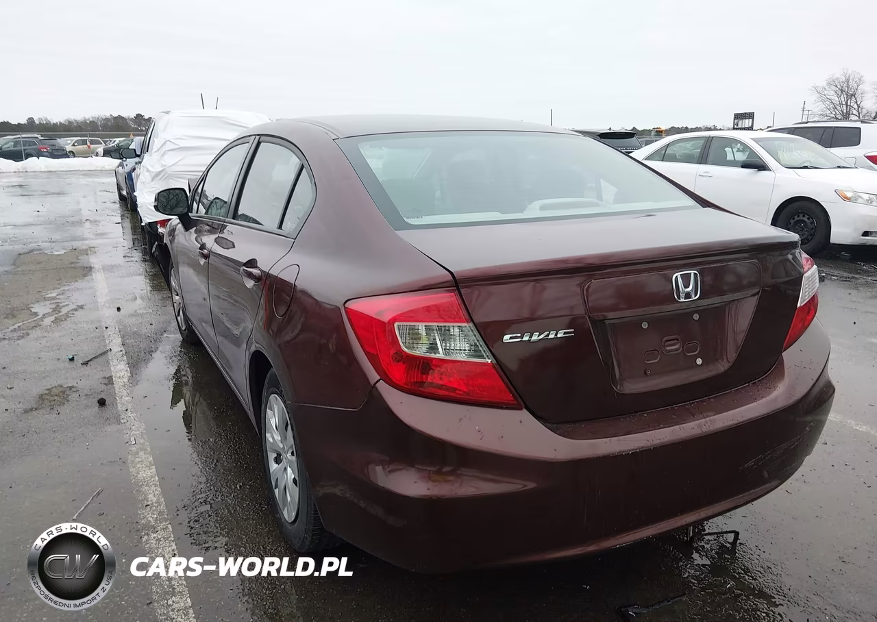 2012 Honda Civic Lx VIN:19XFB2F54CE357325 - 3