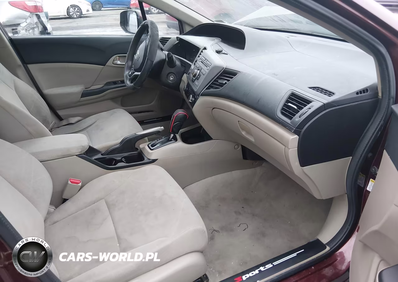 2012 Honda Civic Lx VIN:19XFB2F54CE357325 - 5
