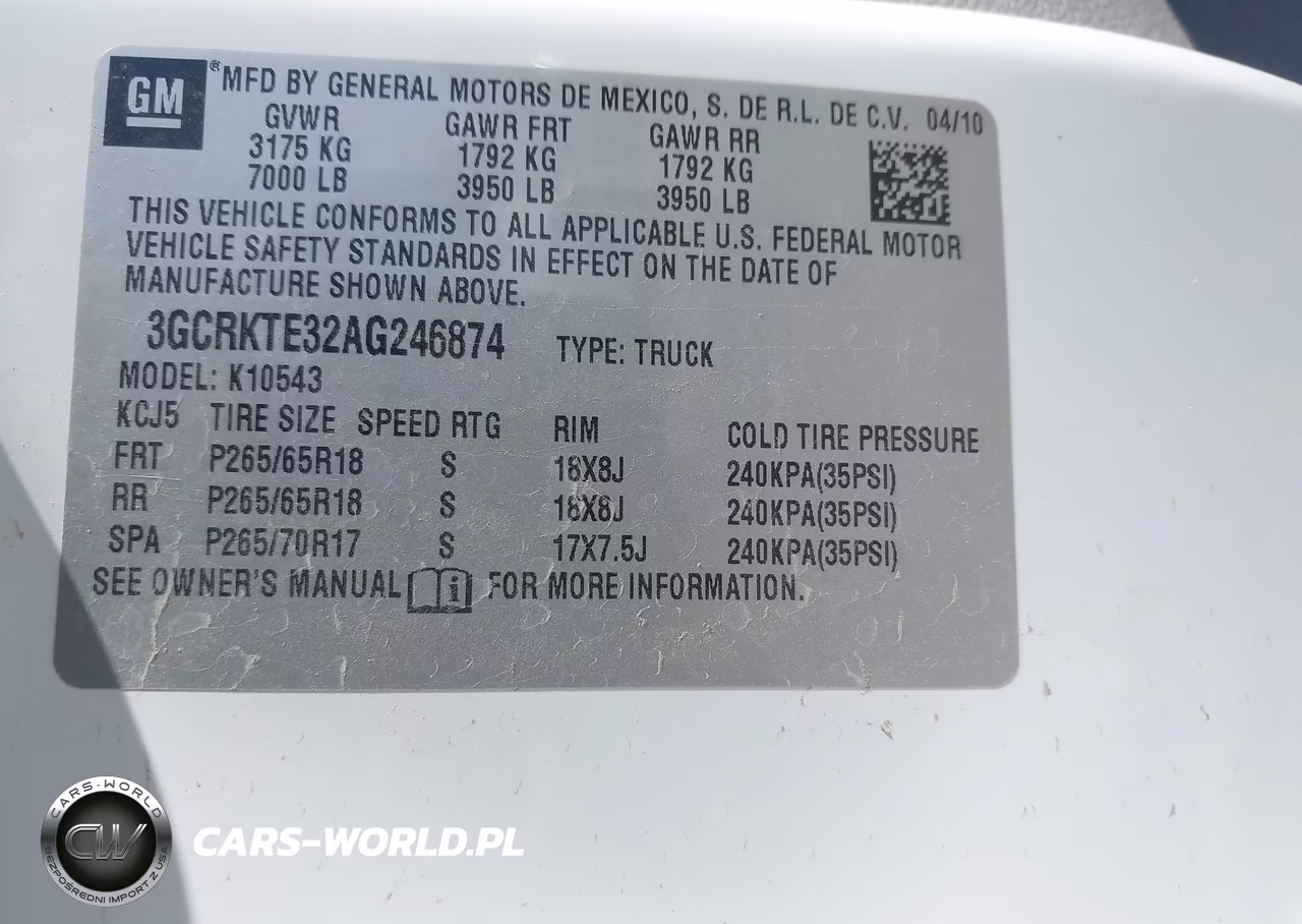 2010 Chevrolet Silverado 1500 Ltz VIN:3GCRKTE32AG246874 - 9