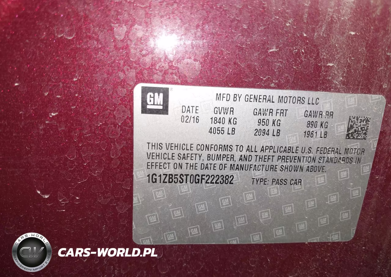 2016 Chevrolet Malibu Ls VIN:1G1ZB5ST0GF222382 - 9